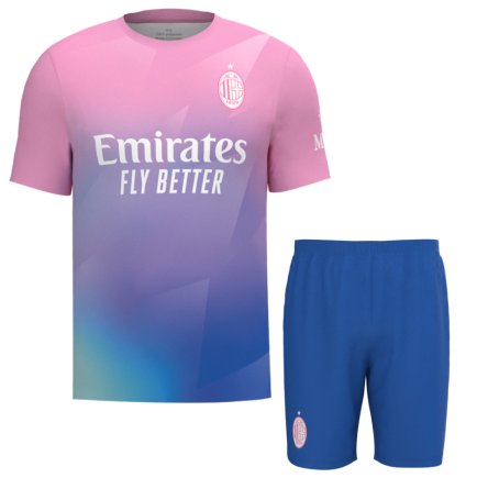 Футбольная форма Milan (Милан) 2023-2024 игровая/повседневная 14225109 цвет: розовый Футбольная форма Milan (Милан) 2023-2024 игровая/повседневная 14225109 цвет: розовый
