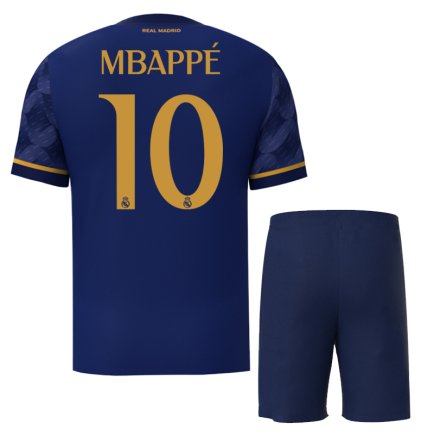 Футбольная форма Реал Мадрид Мбаппе 10 (Real Madrid Mbappe 10) 2023-2024 игровая/повседневная 14227112 цвет: темно-синий