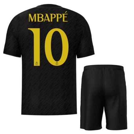 Футбольная форма Реал Мадрид Мбаппе 10 (Real Madrid Mbappe 10) 2023-2024 игровая/повседневная 14227301 цвет: черный