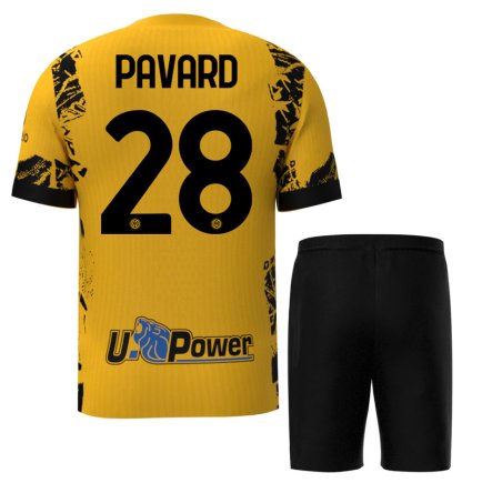 Футбольная форма Интер Милан Павар 28 (Inter Milan Pavard 28) 2024-2025 игровая/повседневная 15234603 цвет: желтый