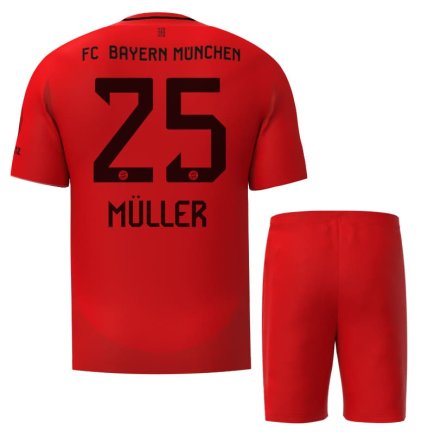 Новая Футбольная форма Бавария Мюллер 25 (Bayern Munich Müller 25) 2024-2025 игровая/повседневная 15237802 цвет: красный