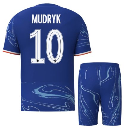 Футбольная форма Челси Мудрик 10 (Chelsea Mudryk 10) 2024-2025 игровая/повседневная 15238204 цвет: синий