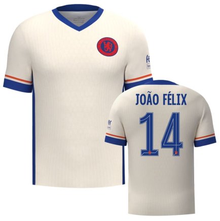 Футболка Челси Жоау Феликс 14 (Chelsea Joao Félix 14) 2024-2025 игровая/повседневная 15239510 цвет: белый
