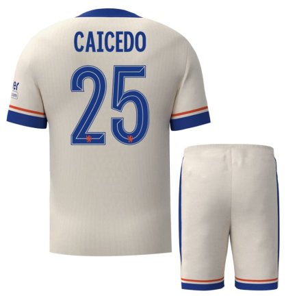 Футбольная форма Челси Кайседо 25 (Chelsea Caicedo 25) 2024-2025 игровая/повседневная 15239810 цвет: белый