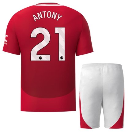 Футбольная форма Манчестер Юнайтед Антони 21 (Manchester United Antony 21) 2024-2025 игровая/повседневная 15240502 цвет: красный