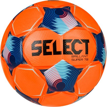 Мяч футбольный Select Brillant Super FIFA TB v25 (662) размер 5 цвет: оранжевый/синий