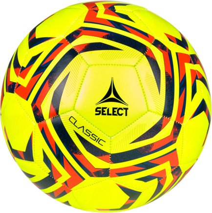 М'яч футбольний Select Classic v25 (553) розмір 4 колір: жовтий/червоний дитячий