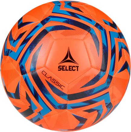 М'яч футбольний Select Classic v25 (662) розмір 4 колір: помаранчевий/синій дитячий