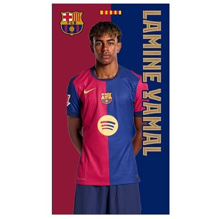 Полотенце велюровое Барселона FC Barcelona Yamal