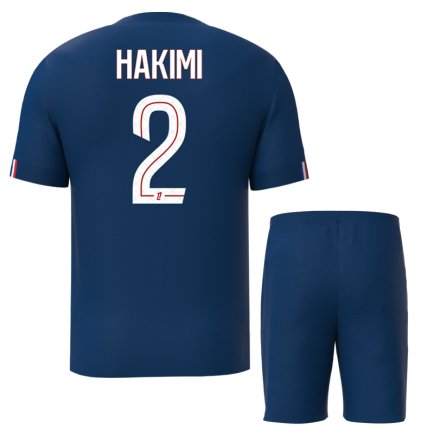 Новая Футбольная форма ПСЖ Хакими 2 (PSG Hakimi 2) 2026 игровая/повседневная 15242212 цвет: темно-синий