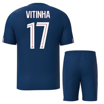 Новая Футбольная форма ПСЖ Витинья 17 (PSG Vitinha 17) 2025-2026 игровая/повседневная 15242812 цвет: темно-синий