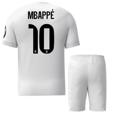 Новая Футбольная форма Реал Мадрид Мбаппе 10 (Real Madrid Mbappe 10) 2025-2026 игровая/повседневная 15243810 цвет: белый