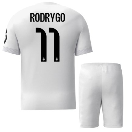 Новая Футбольная форма Реал Мадрид Родриго 11 (Real Madrid Rodrygo 11) 2025-2026 игровая/повседневная 15244410 цвет: белый