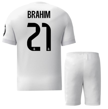 Новая Футбольная форма Реал Мадрид Брахим 21 (Real Madrid Brahim 21) 2025-2026 игровая/повседневная 15244810 цвет: белый