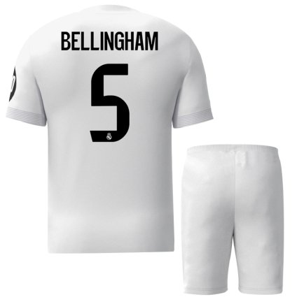 Новая Футбольная форма Реал Мадрид Беллингем 5 (Real Madrid Bellingham 5) 2025-2026 игровая/повседневная 15245010 цвет: белый