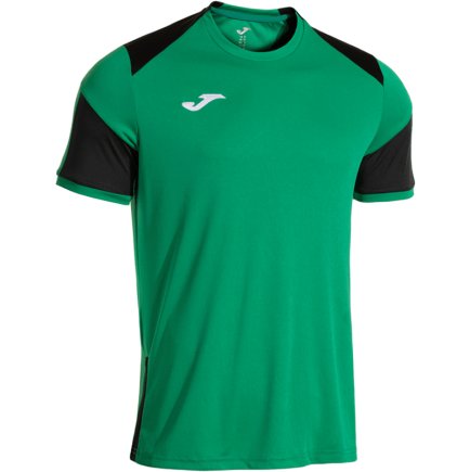 Футболка игровая Joma DANUBIO 104209.410 цвет: зеленый/черный