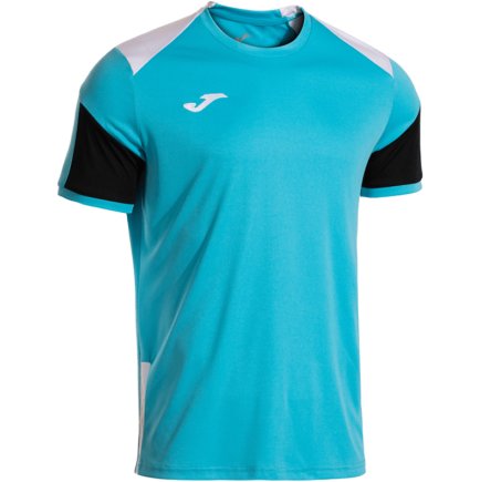 Футболка ігрова Joma DANUBIO 104209.011 колір: блакитний/білий