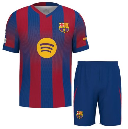 Новая Футбольная форма Barcelona (Barca, Барса) 2025-2026 игровая/повседневная 15245412 цвет: темно-синий