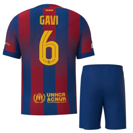Новая Футбольная форма Барселона Гави 6 (Barcelona Gavi 6) 2025-2026 игровая/повседневная 15245812 цвет: темно-синий