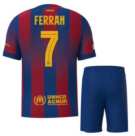 Новая Футбольная форма Барселона Ферран 7 (Barcelona Ferran 7) 2025-2026 игровая/повседневная 15246612 цвет: темно-синий