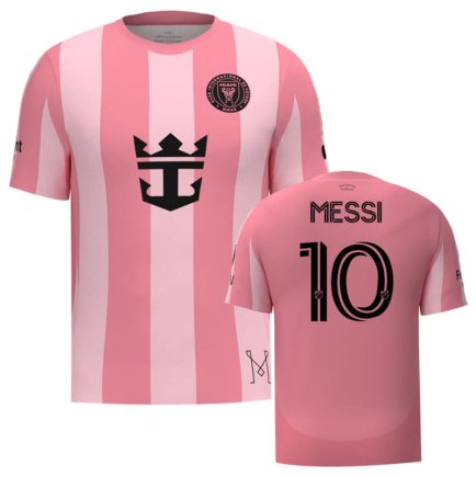 Новая Футболка Интер Майами Месси 10 (Inter Miami Messi 10) 2025-2026 игровая/повседневная 15247209 цвет: розовый
