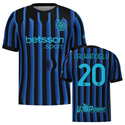 Нова Футболка Інтер Мілан Чалханоглу 20 (Inter Milan Calhanoglu 20) 2025-2026 ігрова/повсякденна 16251804 колiр: синій