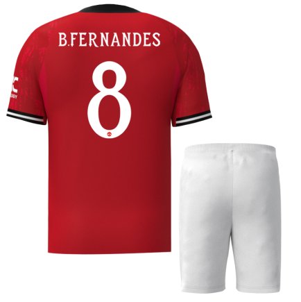 Новая Футбольная форма Манчестер Юнайтед Фернандес 8 (Manchester United Fernandes 8) 2025-2026 игровая/повседневная 16252102 цвет: красный