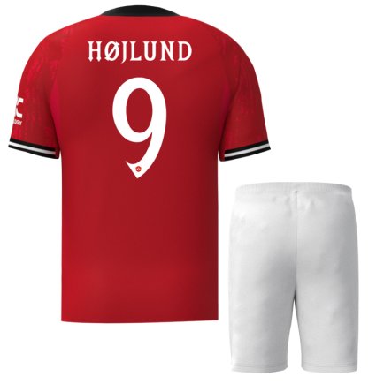 Новая Футбольная форма Манчестер Юнайтед Гойлунн 9 (Manchester United Højlund 9) 2025-2026 игровая/повседневная 16252302 цвет: красный