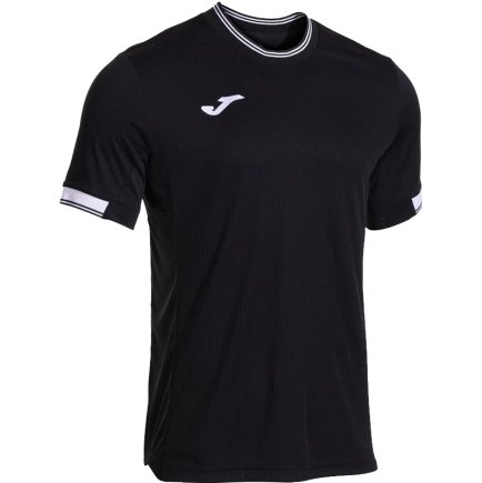 Футболка ігрова Joma TOLETUM VI 104372.100 колір: чорний Футболка ігрова Joma TOLETUM VI 104372.100 колір: чорний