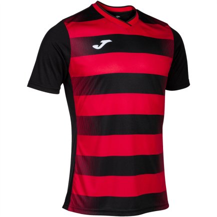 Футболка Joma EUROPA VI 104375.106 колір: червоний/чорний