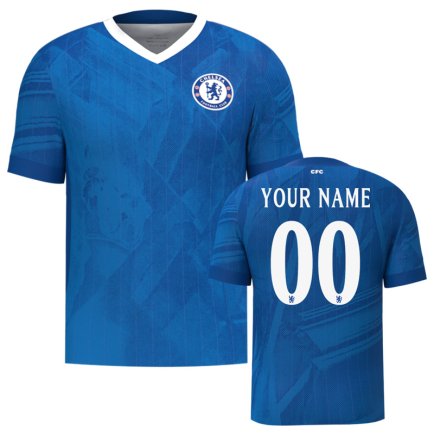 Новая Футболка Chelsea (Челси) 2025-2026 игровая/повседневная 16252604 цвет: синий