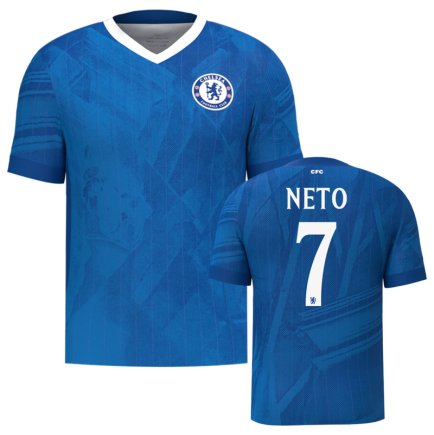 Нова Футболка Челсі Нето 7 (Chelsea Neto 7) 2025-2026 ігрова/повсякденна 16252804 колiр: синій