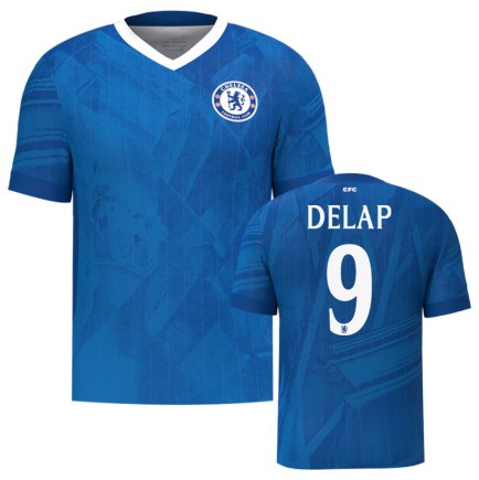 Нова Футболка Челсі Делап 9 (Chelsea Delap 9) 2025-2026 ігрова/повсякденна 16253404 колiр: синій