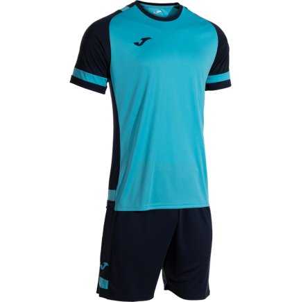 Футбольная форма Joma LIDER SET 104285.013 цвет: темно-синий/голубой