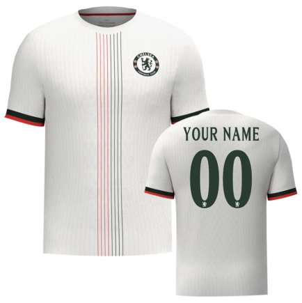 Новая Футболка Chelsea (Челси) 2025-2026 игровая/повседневная 16253810 цвет: белый