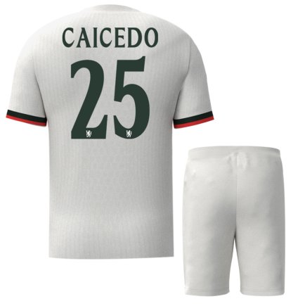 Новая Футбольная форма Челси Кайседо 25 (Chelsea Caicedo 25) 2025-2026 игровая/повседневная 16254310 цвет: белый