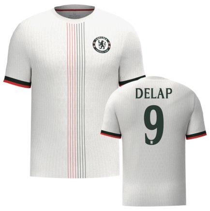 Нова Футболка Челсі Делап 9 (Chelsea Delap 9) 2025-2026 ігрова/повсякденна 16254610 колiр: білий