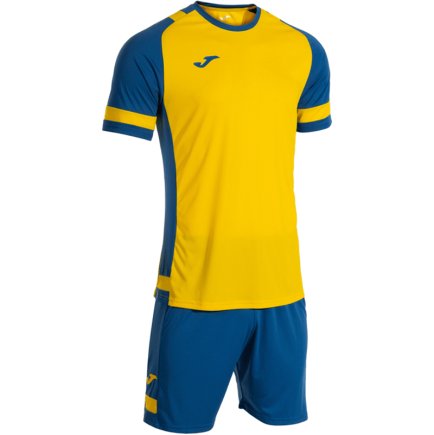Футбольна форма Joma LIDER SET 104285.907 колір: жовтий/синій