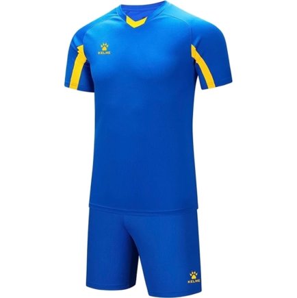 Комплект футбольной формы Kelme LEON 7351ZB1129.9410 цвет: синий/желтый