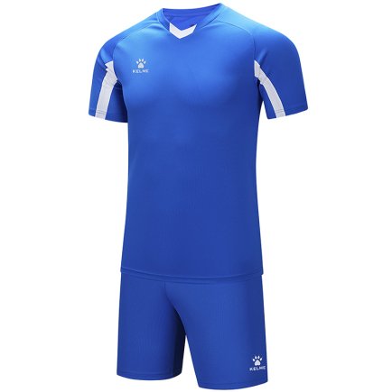 Комплект футбольной формы Kelme LEON 7351ZB3130.9409 детский цвет: синий/белый 