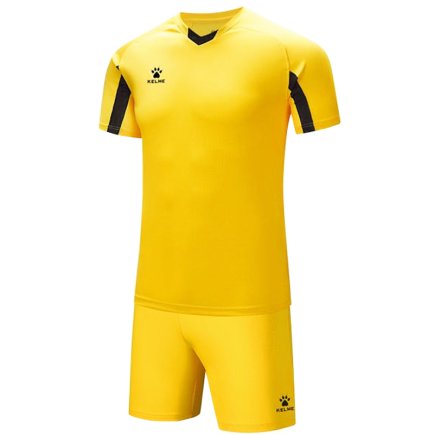 Комплект футбольной формы Kelme LEON 7351ZB3130.9712 детский цвет: желтый/черный