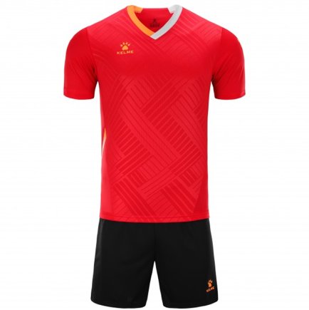 Комплект футбольної форми Kelme NAVARRO 8251ZB3005.9600 дитячий колір: червоний/чорний
