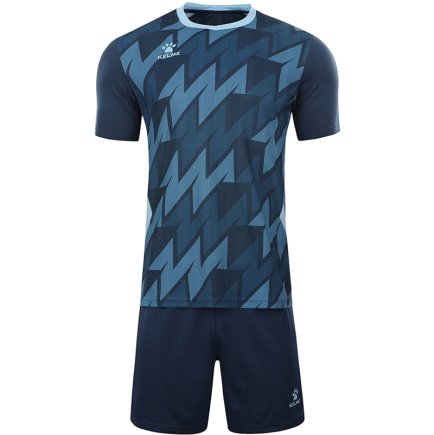 Комплект футбольной формы Kelme OVIEDO 8351ZB1084.9471 цвет: темно-синий/темно-серый