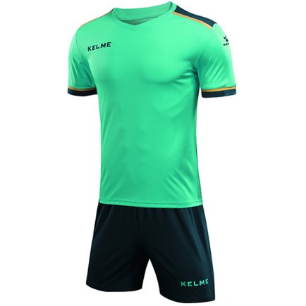 Комплект футбольной формы Kelme SEGOVIA детский 8351ZB3158.9328 цвет: мятный/темно-зеленый 
