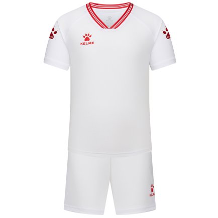 Комплект футбольної форми Kelme FARO дитячий 8451ZB3246.9107 колір: білий/червоний