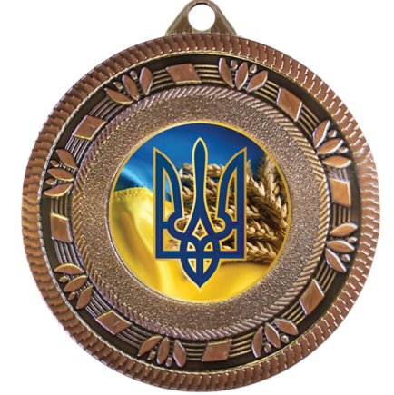 Медаль 50 мм бронза з жетоном