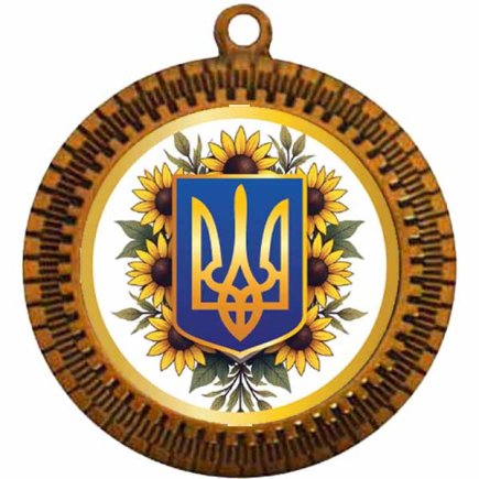 Медаль 35 мм 3276-3 бронза c жетоном