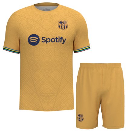 Футбольна форма Barcelona (Barca, Барса) 2022-2023 ігрова/повсякденна 10229203 колiр: жовтий Футбольна форма Barcelona (Barca, Барса) 2022-2023 ігрова/повсякденна 10229203 колiр: жовтий