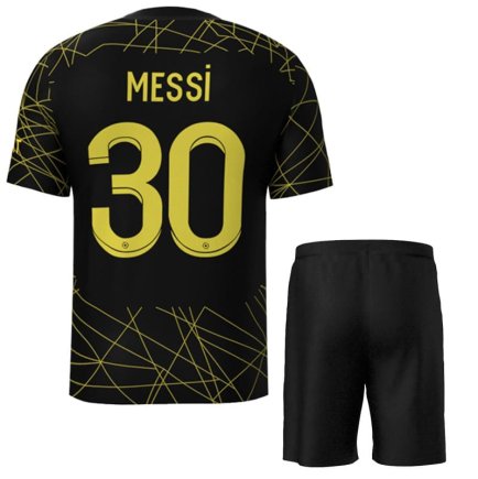 Футбольная форма ПСЖ Месси 30 (PSG Messi 30) 2022-2023 игровая/повседневная 10226901 цвет: черный