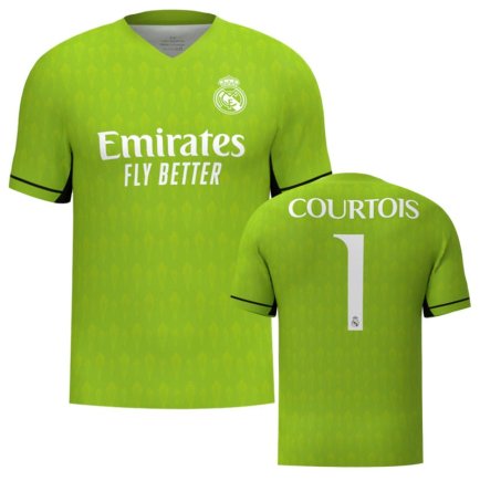 Воротарська футболка Реал Мадрид Куртуа 1 (Real Madrid Courtois 1) 2023-2024 ігрова/повсякденна 13226707 колiр: зелений